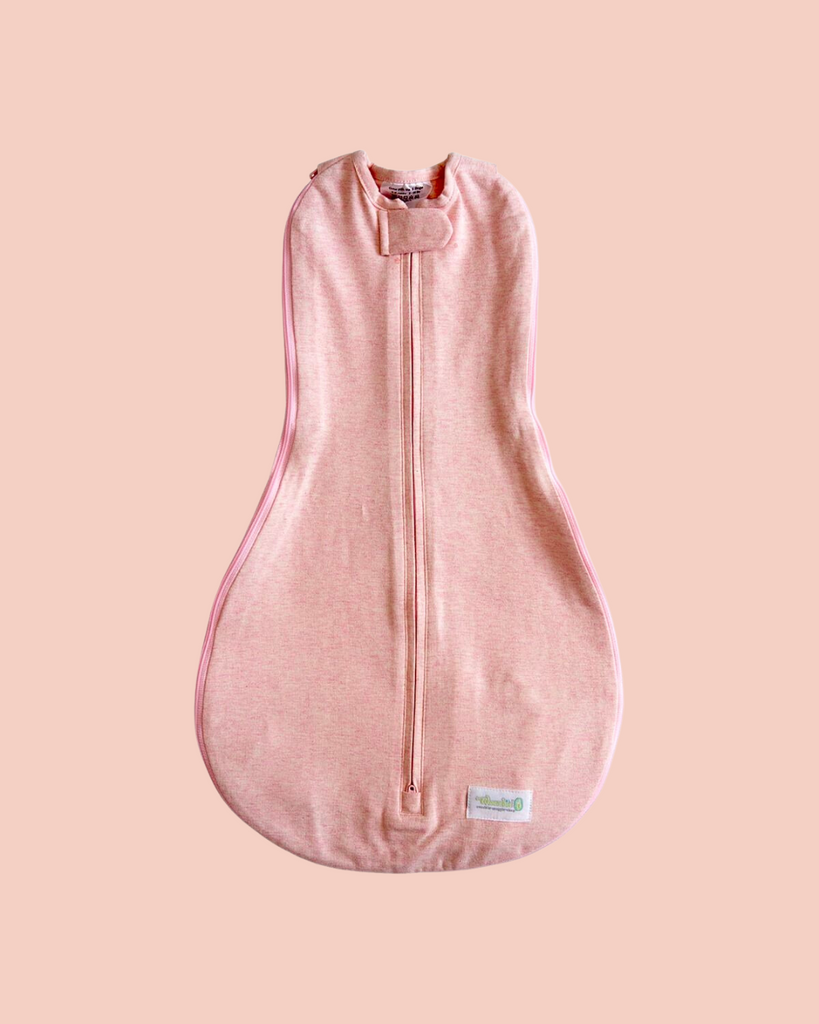 Woombie lightweight pink swaddle for newborn 